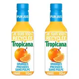 Tropicana Jus d'Orange Sans Pulpe, Lot de 2x90cl