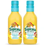 Tropicana Jus Multifruits, Réveil des Tropiques, Lot de 2x90cl