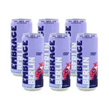 Embrace BERLIN, Boisson Pétillante Grenade Cassis, Lot de 6x33cl