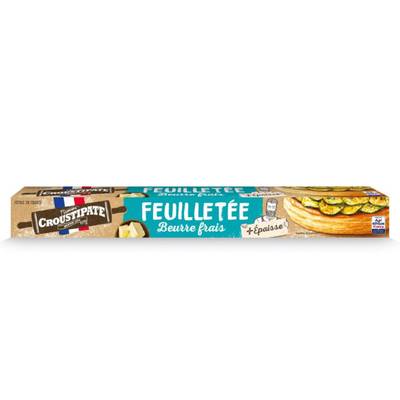 Croustipate Pâte Feuilletée au Beurre Frais Plus Epaisse, 280g