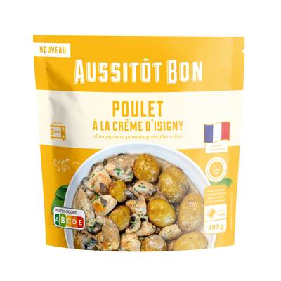 Aussitôt Bon Poulet à la Crème d'Isigny, 1 Part - 380g