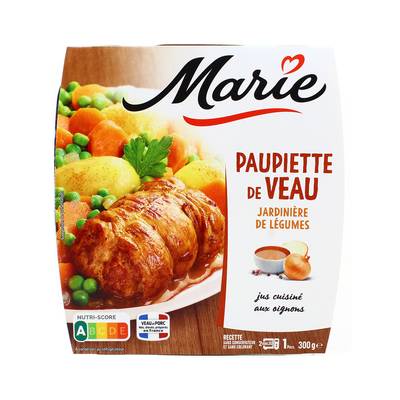 Marie Paupiette de Veau, Jardinière de Légumes, 300g