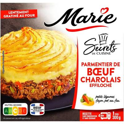 Marie Parmentier de Boeuf Charolais Effiloché, 300g