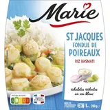 Marie Saint-Jacques Fondue de Poireaux Riz Basmati, 1 Part - 280g