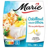 Marie Cabillaud au Citron Riz aux Petits Légumes, 1 part - 290g