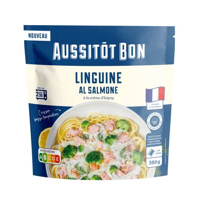 Aussitôt Bon Linguine al Salmone, 1 Part - 380g