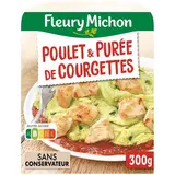 Fleury Michon Poulet, Purée de Courgettes, 1 Part - 300g