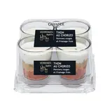 Guyader Verrines Thon au Chorizo, Poivrons Rouges et Fromage Frais, 4x40g