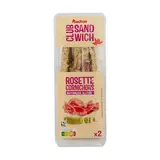 Auchan Sandwich Rosette Cornichons Mayonnaise Allégée, 125g