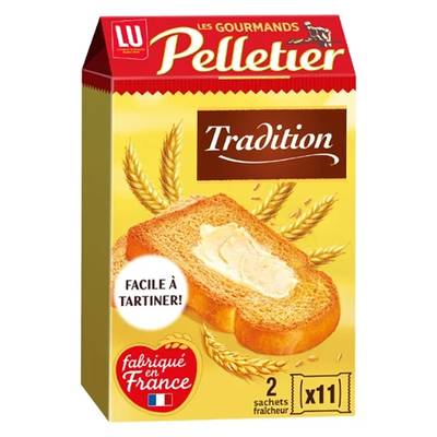 Pelletier Biscottes Tradition La gourmande, 285g
