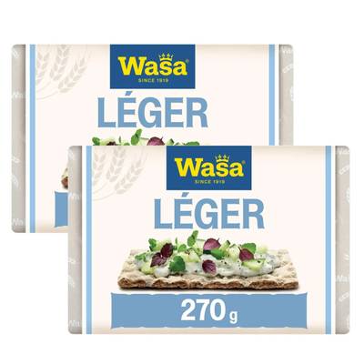 Wasa Tartine Croustillante Léger, Lot de 2x270g