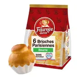 La Fournée Dorée Brioches Parisiennes, 6 briochettes - 270g