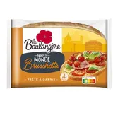 La Boulangère Pains Bruschetta Nature, 4 tranches - 400g