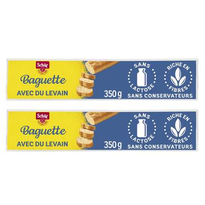 Schär Baguettes précuites sans gluten, Lot de 2 - 2x175g