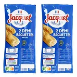 Jacquet Demi-Baguettes au Froment, Lot de 2x2x125g