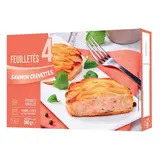 Gineys Feuilletés Saumon Crevettes, 4x65g