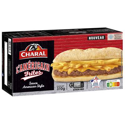 Charal Sandwich Americain Frites, 310g