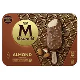 Magnum Bâtonnets glacés Amande, 4 bâtonnets - 300g