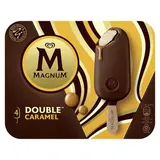 Magnum Bâtonnets glacés Double caramel, 4 bâtonnets - 284g