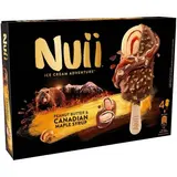Nuii Bâtonnets glacés sirop d'érable & beurre de cacahuète, 4 bâtonnets - 272g