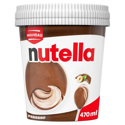 Nutella Crème glacée chocolat noisette, 230g