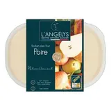 L'Angelys Sorbet artisanal poire plein fruit 70%, 500g