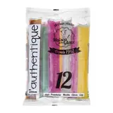 Maison de la Glace Tubes à l'eau Citron, Anis, Menthe, Cola, Framboise, 12 Tubes - 1,2kg
