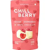 Chill Berry  Framboises enrobées de chocolat blanc, 150g