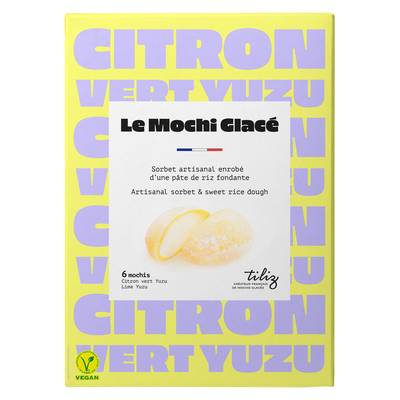 Tiliz Mochi glacé citron vert, Yuzu, 210g