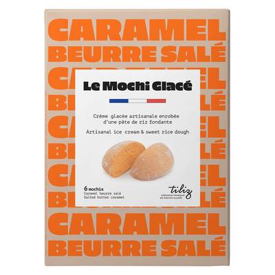 Tiliz Mochi glacé caramel beurre salé, 210g