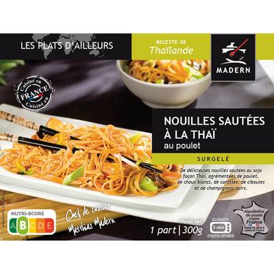 Madern Nouilles sautées à la Thaï au poulet, 300g