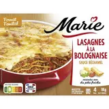 Marie Lasagnes à la bolognaise, béchamel gratinée cuisinées avec des pâtes fraiches, 1kg