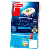 Findus Dos de cabillaud MSC pêché en Atlantique Nord Est, 4x110g