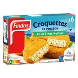Findus Croquettes de poisson ail et fines herbes, 6x50g
