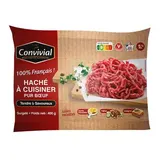 Convivial Haché pur boeuf VBF 15%mg, 400g