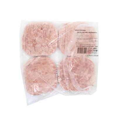 Haché de porc, 4x100g