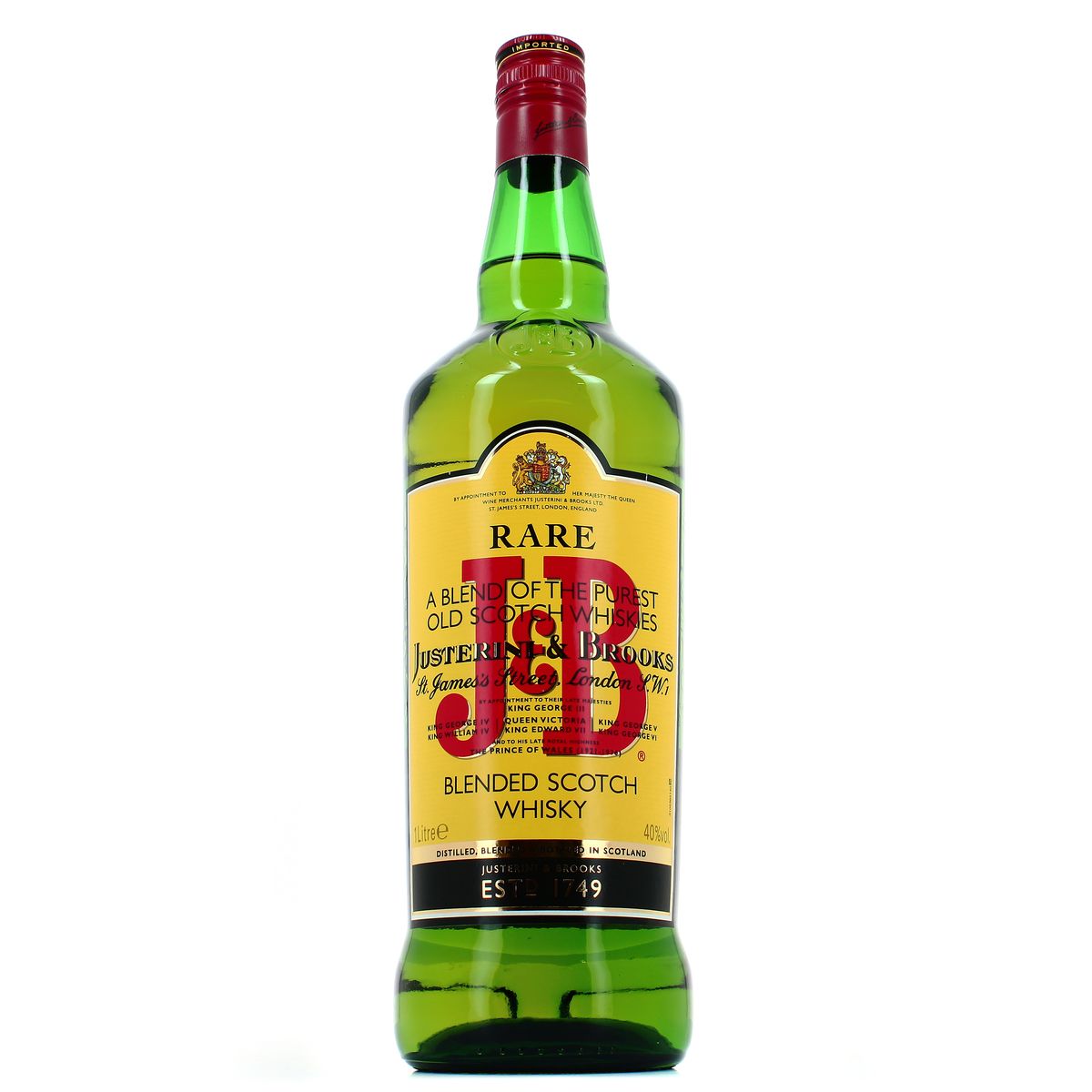 J and B Blended scotch whisky 40°, 1L