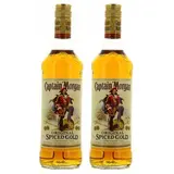 Captain Morgan Rhum original spiced gold 35°, Lot de 2x70cl