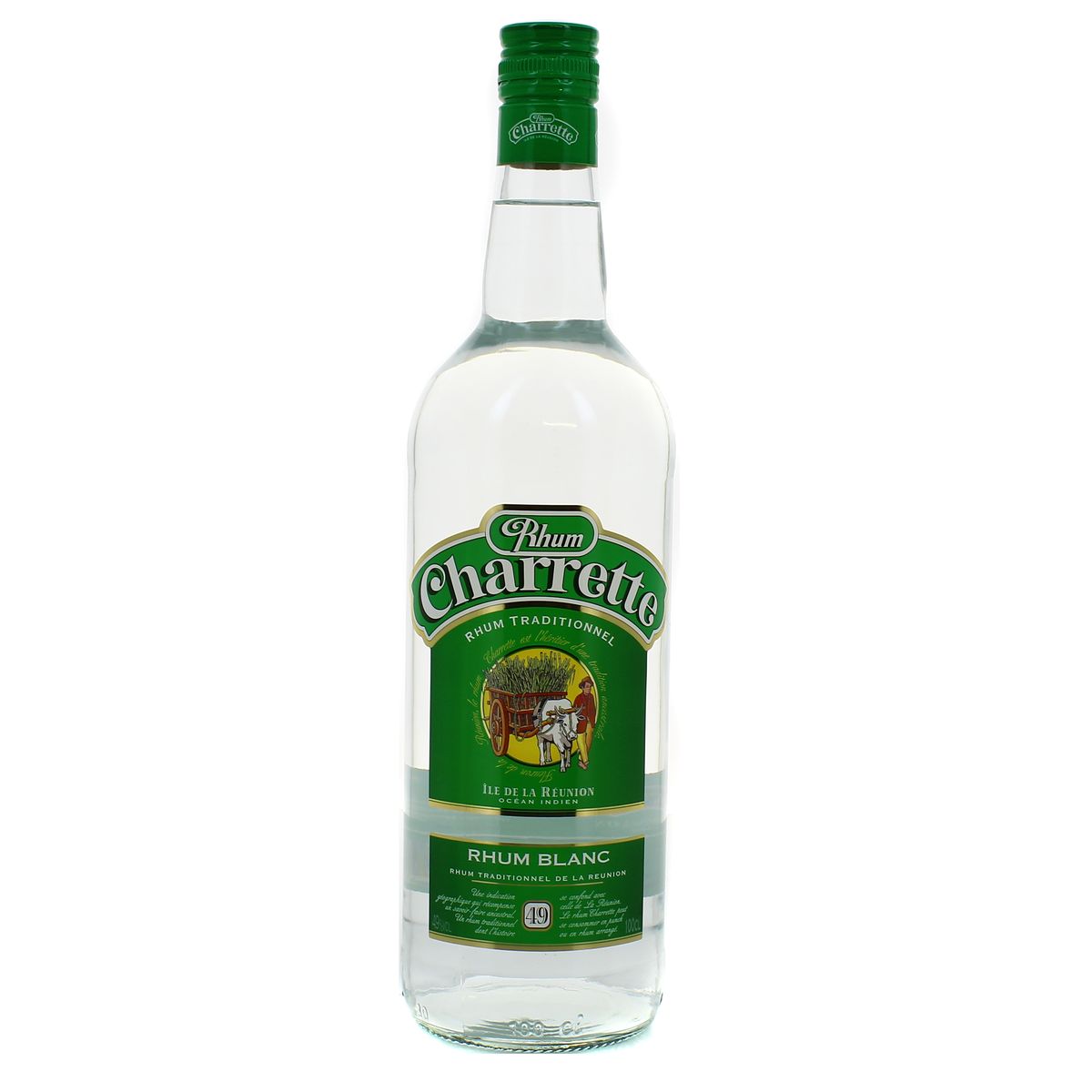 Charrette Rhum blanc 50°, 1L