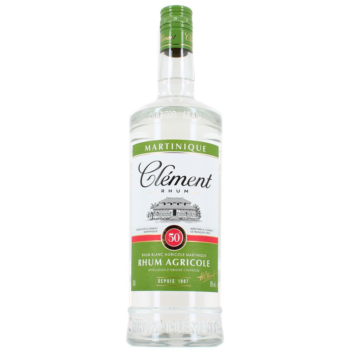 Clément Rhum blanc 50°, 1L