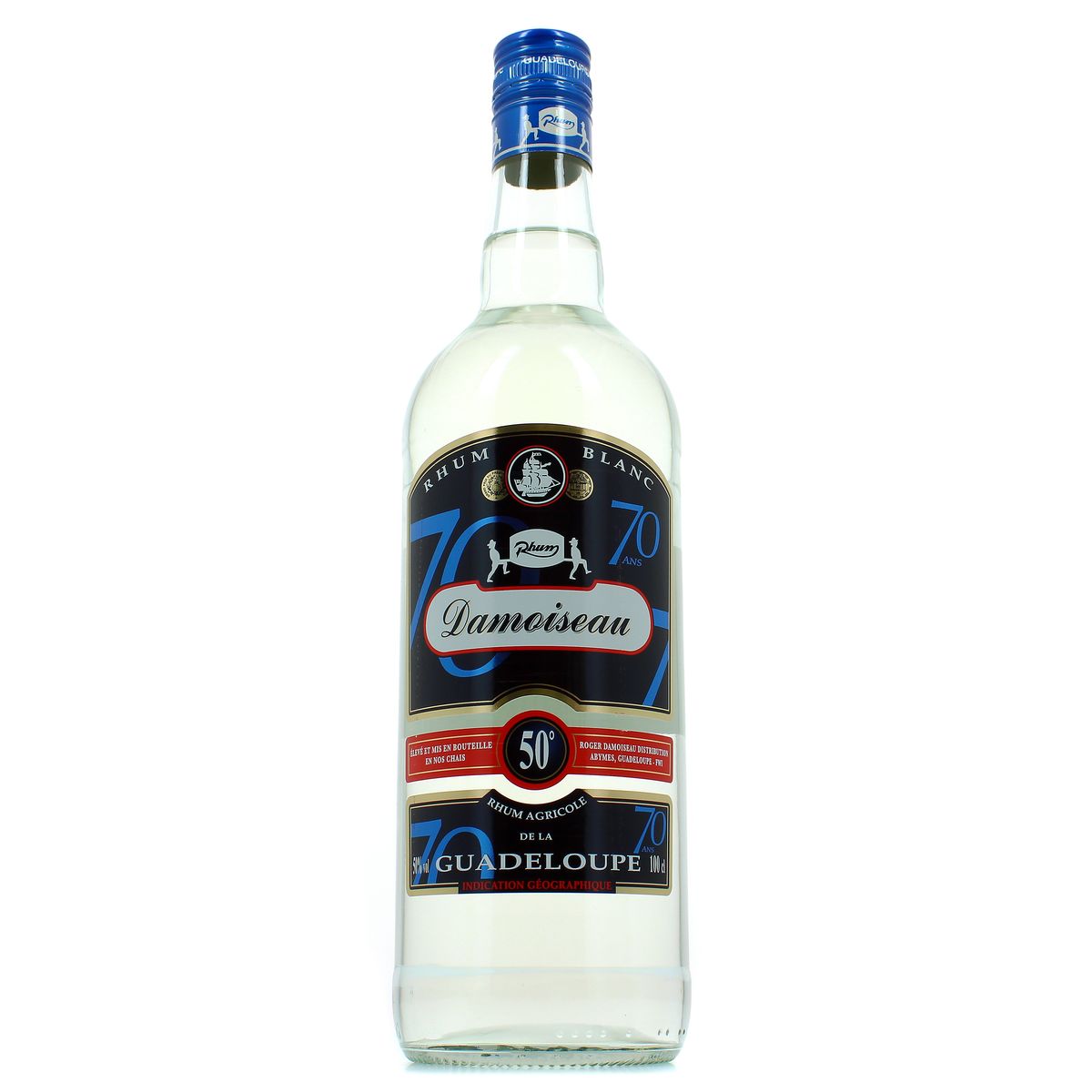 Damoiseau Rhum blanc 50°, 1L