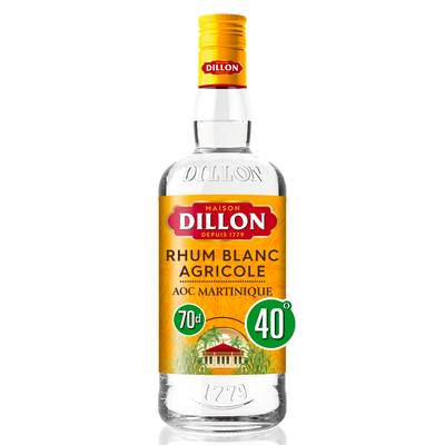 Dillon Rhum blanc 40°, 70cl