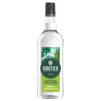 Isautier Rhum blanc réunionnais 49°, 1L