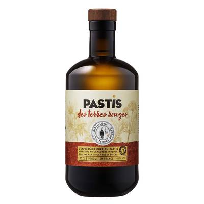Distillerie Des Terres Rouges Pastis 45°, 70cl