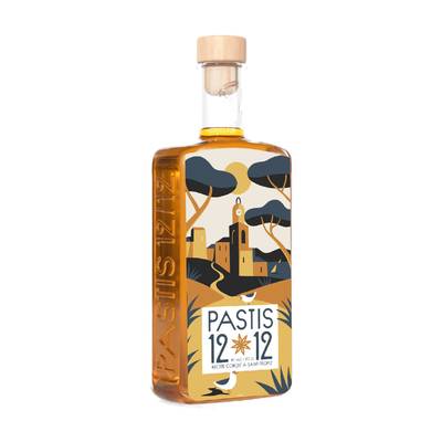 Pastis 12/12 Pastis artisanal 45°, 70cl