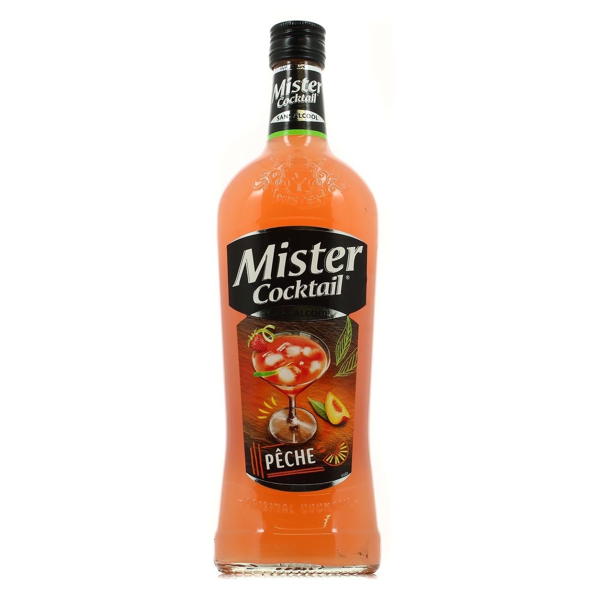 Mister Cocktail Apéritif sans alcool pêche, 75cl