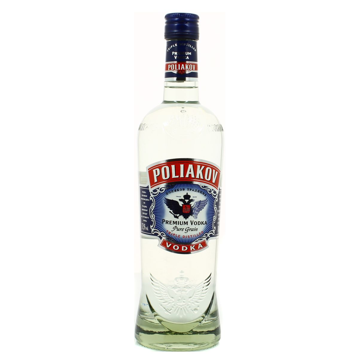 Poliakov Vodka 37.5°, 70cl