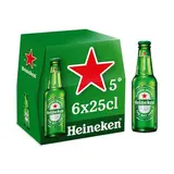 Heineken Bière blonde 5°, 6x25cl