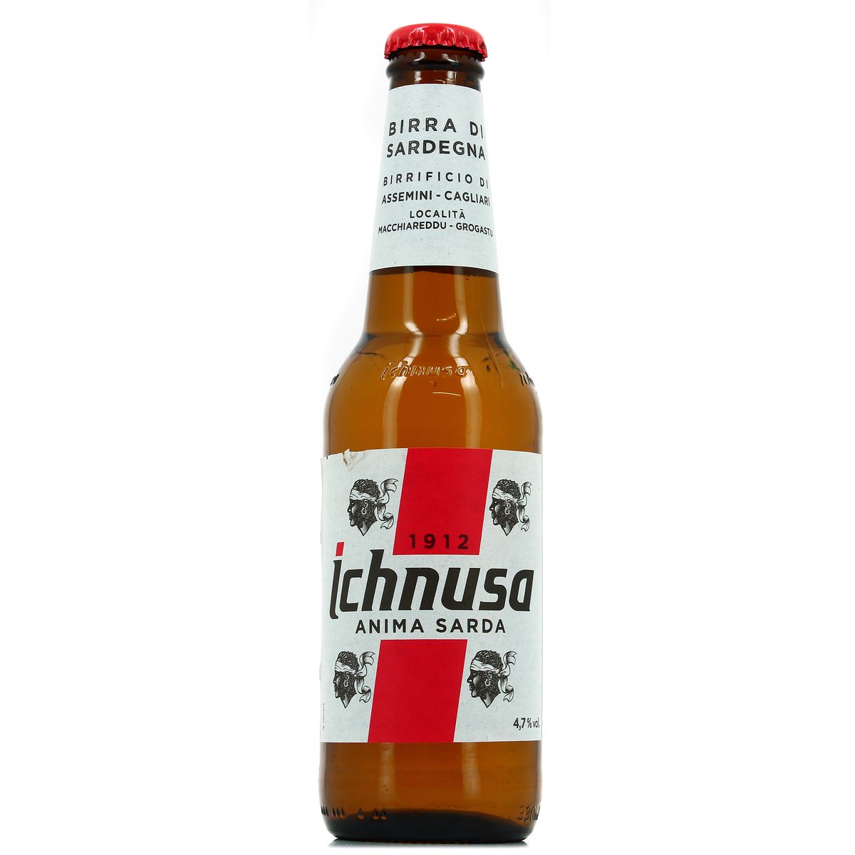 Ichnusa Biére blonde 4.7°, 33cl