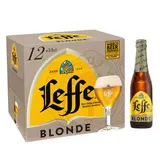 Leffe Bière blonde d'Abbaye 6.6°, 12x33cl